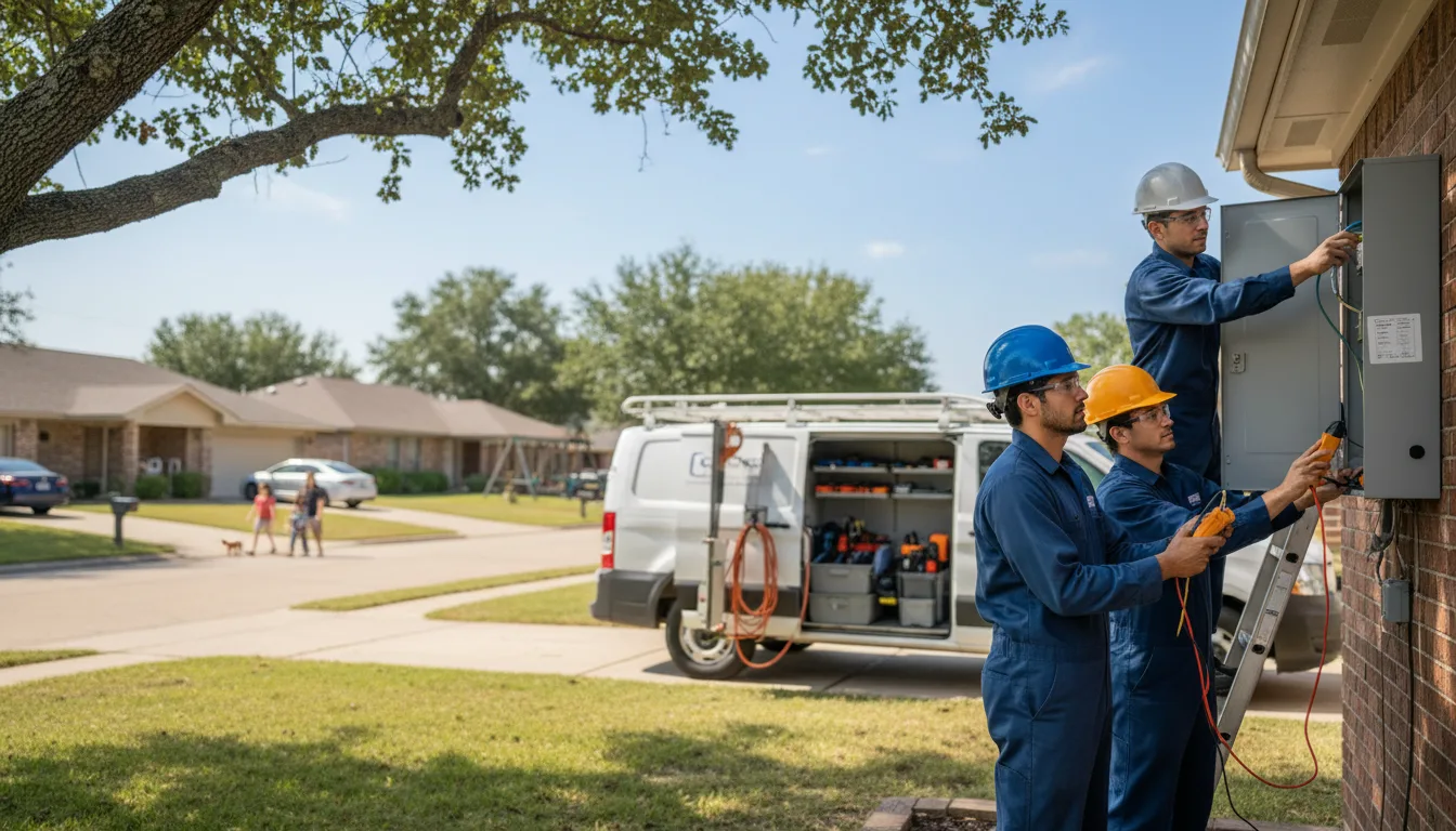 Certified electrician providing emergency electrical services in Johnson, KS